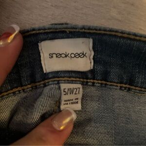 Sneak peek wide leg flare fringe 5/W 27